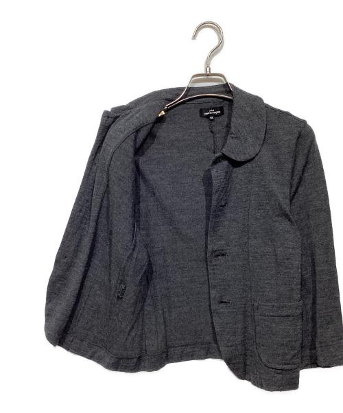 tricot COMME des GARCONS（トリココムデギャルソン）tricot COMME des GARCONS (トリココムデギャルソン) 金釦丸襟カーディガン グレー サイズ:Mの古着・服飾アイテム