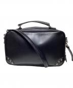 tricot COMME des GARCONSトリココムデギャルソン）の古着「TH-K 203　レザーショルダーバッグ」｜ブラック