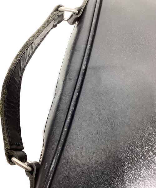 tricot COMME des GARCONS（トリココムデギャルソン）tricot COMME des GARCONS (トリココムデギャルソン) TH-K 203　レザーショルダーバッグ ブラックの古着・服飾アイテム