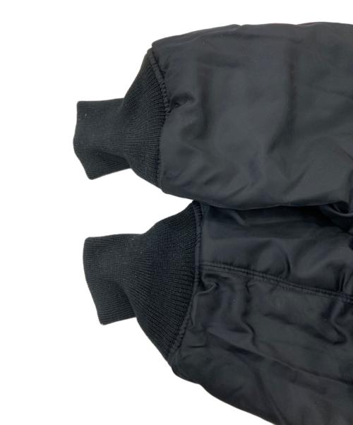 ALPHA（アルファ）ALPHA (アルファ) green label relaxing (グリーンレーベルリラクシング) 別注リバーシブル MA-1 フライトジャケット ブラック サイズ:Mの古着・服飾アイテム