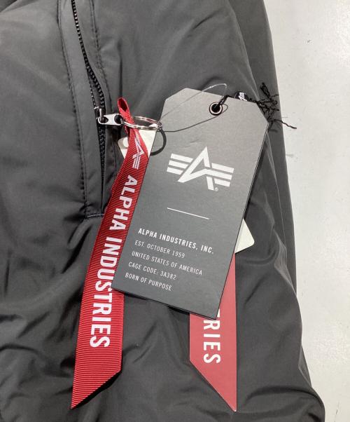 ALPHA（アルファ）ALPHA (アルファ) green label relaxing (グリーンレーベルリラクシング) 別注リバーシブル MA-1 フライトジャケット ブラック サイズ:Mの古着・服飾アイテム