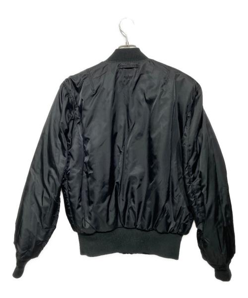 ALPHA（アルファ）ALPHA (アルファ) green label relaxing (グリーンレーベルリラクシング) 別注リバーシブル MA-1 フライトジャケット ブラック サイズ:Mの古着・服飾アイテム
