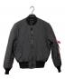 ALPHA（アルファ）の古着「別注リバーシブル MA-1 フライトジャケット」｜ブラック