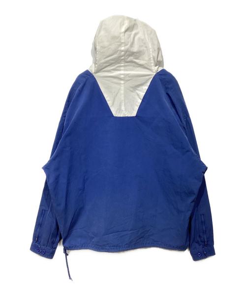 J.CREW（ジェイクルー）J.CREW (ジェイクルー) 2トーンアノラックパーカー ブルー×ホワイト サイズ:XLの古着・服飾アイテム