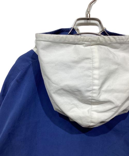 J.CREW（ジェイクルー）J.CREW (ジェイクルー) 2トーンアノラックパーカー ブルー×ホワイト サイズ:XLの古着・服飾アイテム