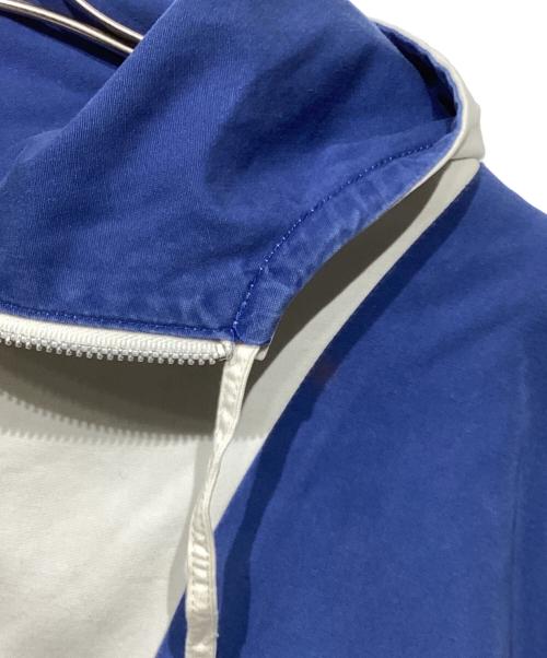 J.CREW（ジェイクルー）J.CREW (ジェイクルー) 2トーンアノラックパーカー ブルー×ホワイト サイズ:XLの古着・服飾アイテム