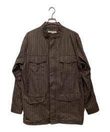 stussy（ステューシー）の古着「オールドストライプジャケット」｜ブラウン