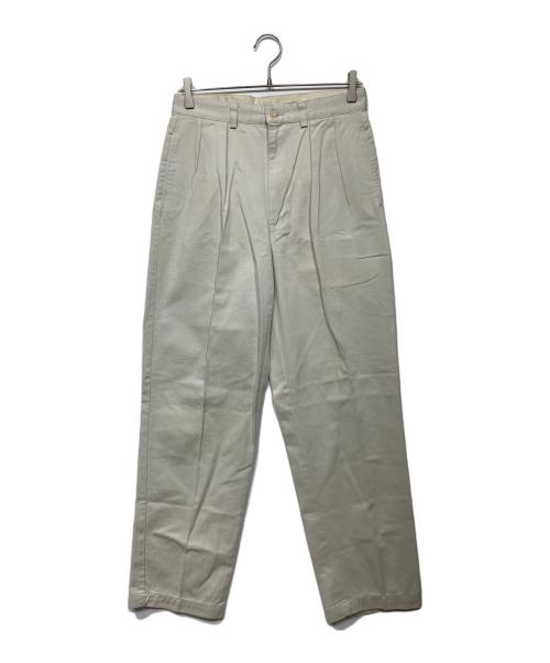 POLO RALPH LAUREN（ポロ・ラルフローレン）POLO RALPH LAUREN (ポロ・ラルフローレン) 2タックパンツ ベージュ サイズ:30の古着・服飾アイテム