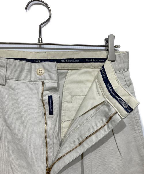 POLO RALPH LAUREN（ポロ・ラルフローレン）POLO RALPH LAUREN (ポロ・ラルフローレン) 2タックパンツ ベージュ サイズ:30の古着・服飾アイテム
