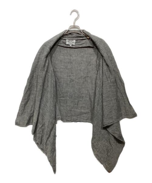 Vivienne Westwood man（ヴィヴィアン ウェストウッド マン）Vivienne Westwood man (ヴィヴィアン ウェストウッド マン) リネンデザインカットソー グレー サイズ:44の古着・服飾アイテム