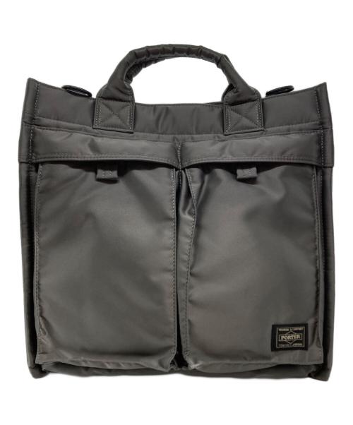 PORTER（ポーター）PORTER (ポーター) PX TANKER 2WAY VERTICAL TOTE BAG(M) グレーの古着・服飾アイテム