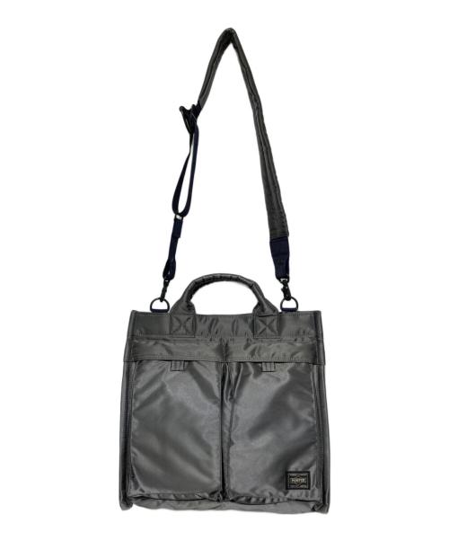 PORTER（ポーター）PORTER (ポーター) PX TANKER 2WAY VERTICAL TOTE BAG(M) グレーの古着・服飾アイテム