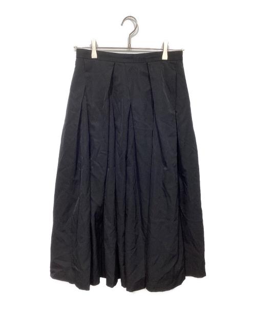 COMME des GARCONS（コムデギャルソン）COMME des GARCONS (コムデギャルソン) ロングタックスカート ブラック サイズ:Sの古着・服飾アイテム