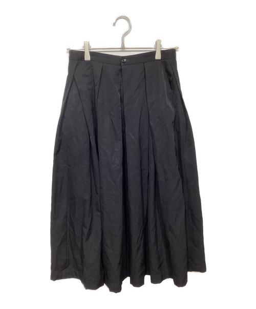COMME des GARCONS（コムデギャルソン）COMME des GARCONS (コムデギャルソン) ロングタックスカート ブラック サイズ:Sの古着・服飾アイテム