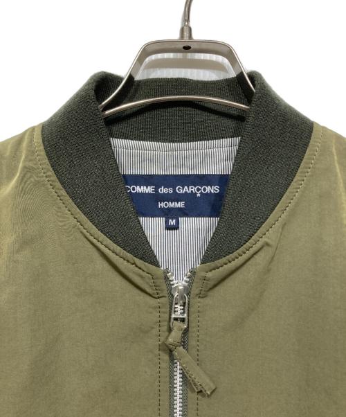 COMME des GARCONS HOMME（コムデギャルソン オム）COMME des GARCONS HOMME (コムデギャルソン オム) ESTER NYLON MA-1 カーキ サイズ:Mの古着・服飾アイテム
