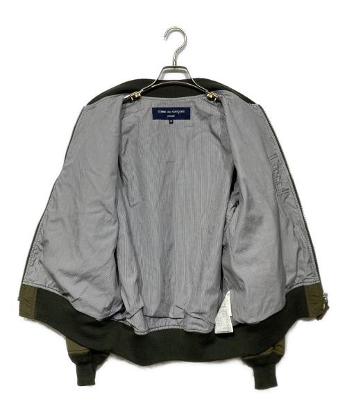 COMME des GARCONS HOMME（コムデギャルソン オム）COMME des GARCONS HOMME (コムデギャルソン オム) ESTER NYLON MA-1 カーキ サイズ:Mの古着・服飾アイテム