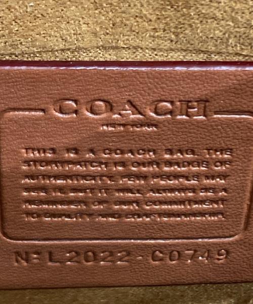 COACH（コーチ）COACH (コーチ) Beat saddle bag レザーショルダーバッグ ブラックの古着・服飾アイテム