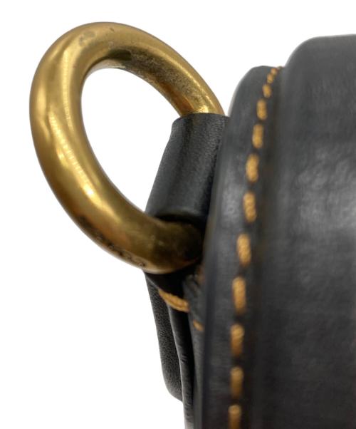 COACH（コーチ）COACH (コーチ) Beat saddle bag レザーショルダーバッグ ブラックの古着・服飾アイテム