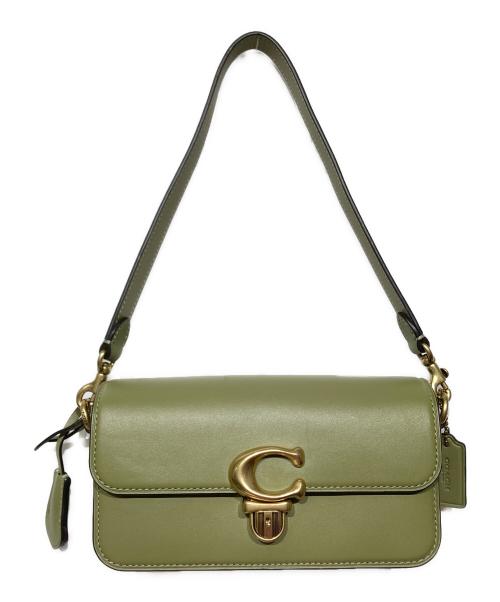 COACH（コーチ）COACH (コーチ) ストゥディオ バッグ 20 ライトグリーンの古着・服飾アイテム