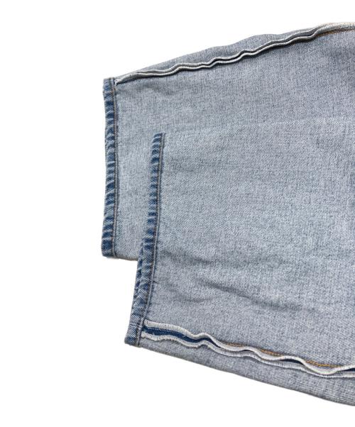 MM6 Maison Margiela（エムエムシックスメゾンマルジェラ）MM6 Maison Margiela (エムエムシックスメゾンマルジェラ) インサイドアウトワイドデニムパンツ インディゴ サイズ:40の古着・服飾アイテム