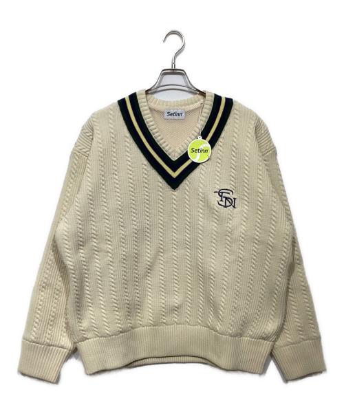 SETINN（セットイン）SETINN (セットイン) Ceremony Knit ベージュ サイズ:L 未使用品の古着・服飾アイテム