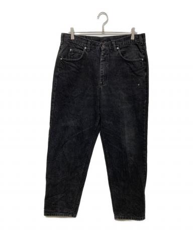 中古・古着通販】LEE (リー) 後染めブラックデニムパンツ ブラック