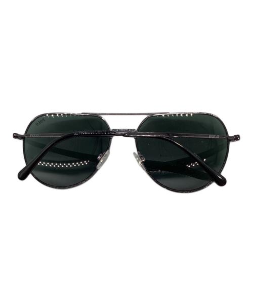 POLO RALPH LAUREN（ポロ・ラルフローレン）POLO RALPH LAUREN (ポロ・ラルフローレン) ティアドロップサングラス ブラック サイズ:57□17 145の古着・服飾アイテム