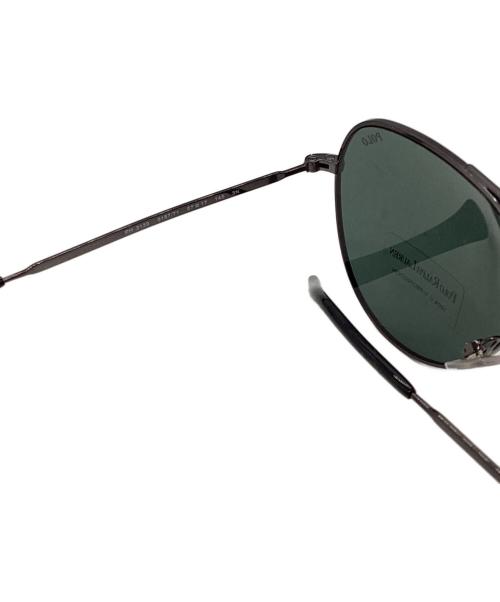 POLO RALPH LAUREN（ポロ・ラルフローレン）POLO RALPH LAUREN (ポロ・ラルフローレン) ティアドロップサングラス ブラック サイズ:57□17 145の古着・服飾アイテム