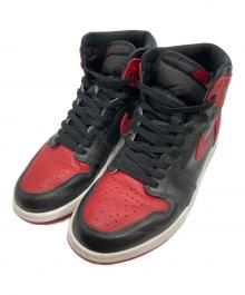 NIKE（ナイキ）の古着「555088-001　Air Jordan 1 Retro High OG Bred/Banned」｜レッド×ブラック