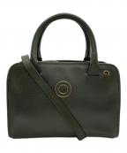 CELINEセリーヌ）の古着「サークルロゴ 2WAYバッグ」｜グリーン