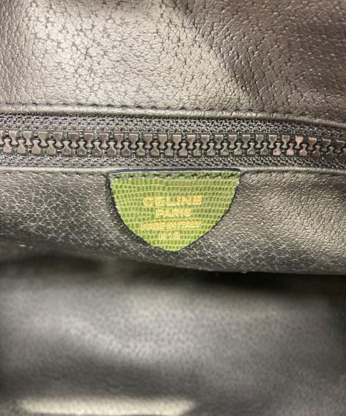 CELINE（セリーヌ）CELINE (セリーヌ) サークルロゴ 2WAYバッグ グリーンの古着・服飾アイテム