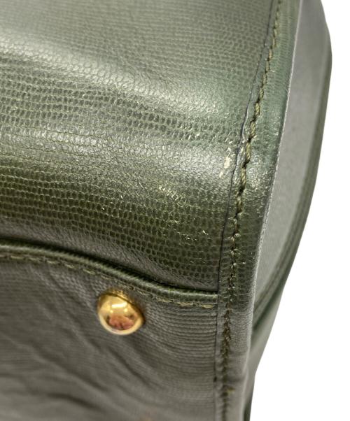 CELINE（セリーヌ）CELINE (セリーヌ) サークルロゴ 2WAYバッグ グリーンの古着・服飾アイテム