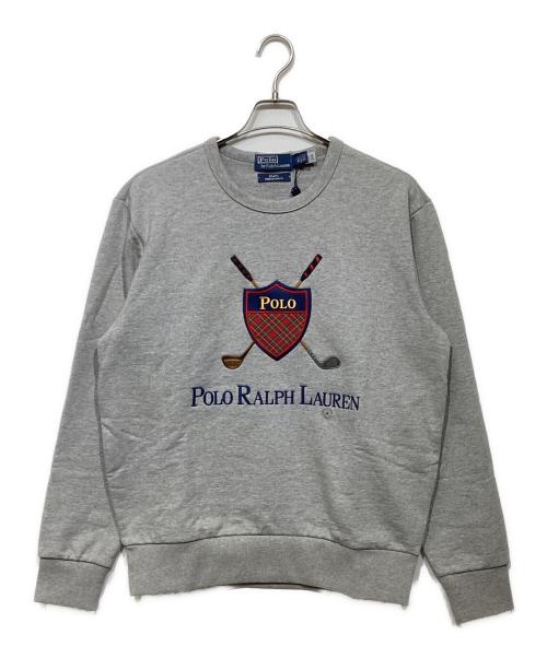 POLO RALPH LAUREN（ポロ・ラルフローレン）POLO RALPH LAUREN (ポロ・ラルフローレン) BEAMS (ビームス) 別注 SWEATSHIRT グレー サイズ:M 未使用品の古着・服飾アイテム