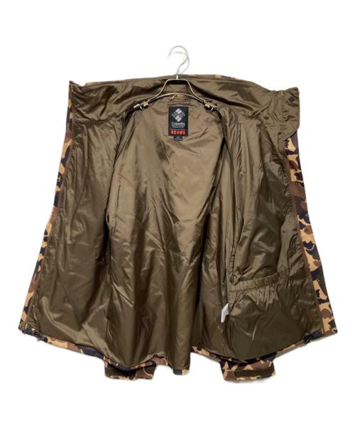 Columbia（コロンビア）Columbia (コロンビア) BEAMS (ビームス) Sauvie Island（TM）Jacket（ソービー アイランド ジャケット） ベージュ×ブラウン サイズ:Lの古着・服飾アイテム
