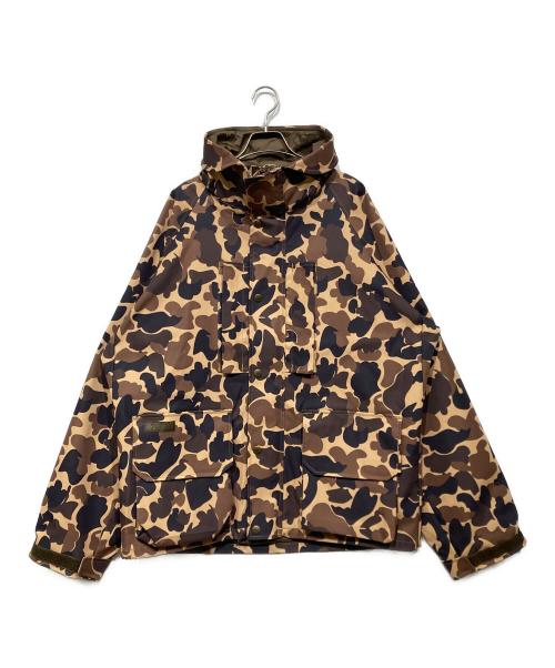 Columbia（コロンビア）Columbia (コロンビア) BEAMS (ビームス) Sauvie Island（TM）Jacket（ソービー アイランド ジャケット） ベージュ×ブラウン サイズ:Lの古着・服飾アイテム