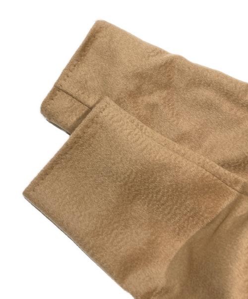 MaxMara（マックスマーラ）MaxMara (マックスマーラ) キャメル ベルテッドラップコート ベージュ サイズ:Mの古着・服飾アイテム