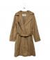 MaxMara（マックスマーラ）の古着「キャメル ベルテッドラップコート」｜ベージュ