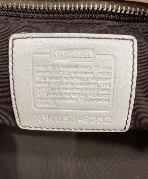 COACH（コーチ）COACH (コーチ) ミニボストンバッグ ベージュの古着・服飾アイテム