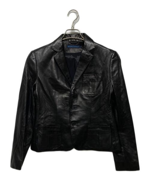 RALPH LAUREN（ラルフローレン）RALPH LAUREN (ラルフローレン) ラムレザー3Bジャケット ブラック サイズ:6の古着・服飾アイテム