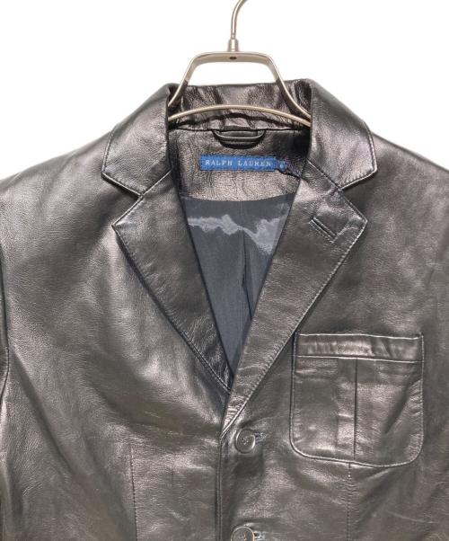 RALPH LAUREN（ラルフローレン）RALPH LAUREN (ラルフローレン) ラムレザー3Bジャケット ブラック サイズ:6の古着・服飾アイテム