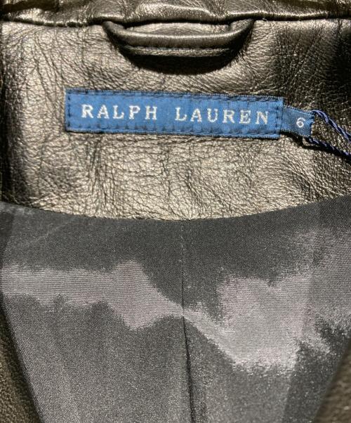 RALPH LAUREN（ラルフローレン）RALPH LAUREN (ラルフローレン) ラムレザー3Bジャケット ブラック サイズ:6の古着・服飾アイテム