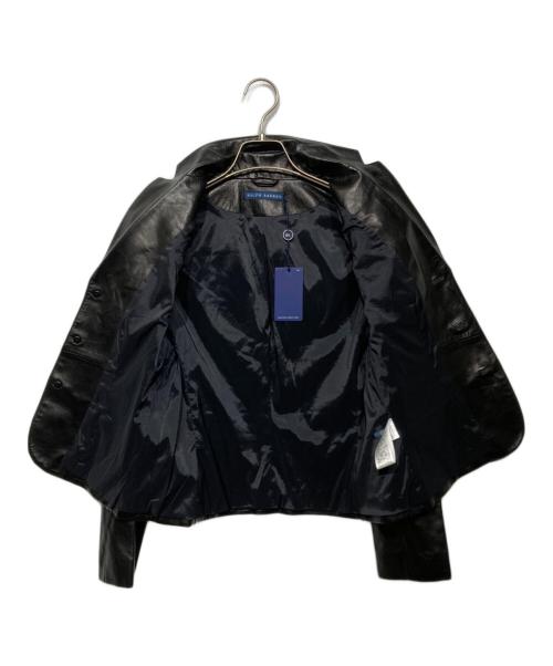 RALPH LAUREN（ラルフローレン）RALPH LAUREN (ラルフローレン) ラムレザー3Bジャケット ブラック サイズ:6の古着・服飾アイテム
