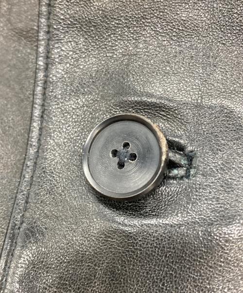 RALPH LAUREN（ラルフローレン）RALPH LAUREN (ラルフローレン) ラムレザー3Bジャケット ブラック サイズ:6の古着・服飾アイテム