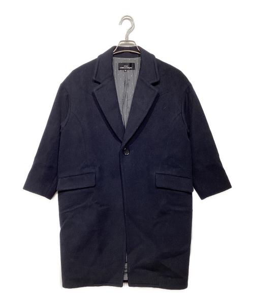 tricot COMME des GARCONS（トリココムデギャルソン）tricot COMME des GARCONS (トリココムデギャルソン) ウールチェスターコート　	AD2014  ネイビー サイズ:Mの古着・服飾アイテム