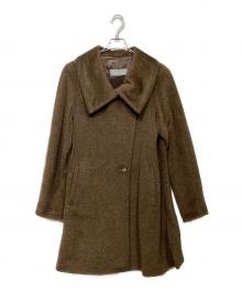 MaxMara（マックスマーラ）の古着「アルパカ混コート」｜ブラウン