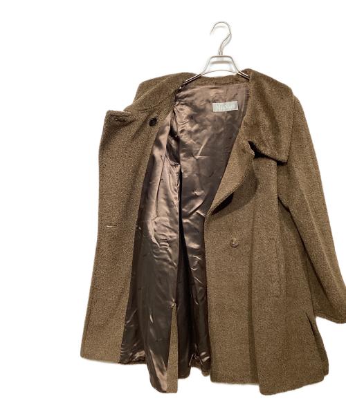 MaxMara（マックスマーラ）MaxMara (マックスマーラ) アルパカ混コート ブラウン サイズ:44の古着・服飾アイテム