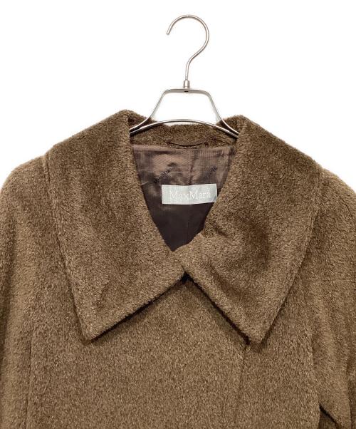 MaxMara（マックスマーラ）MaxMara (マックスマーラ) アルパカ混コート ブラウン サイズ:44の古着・服飾アイテム