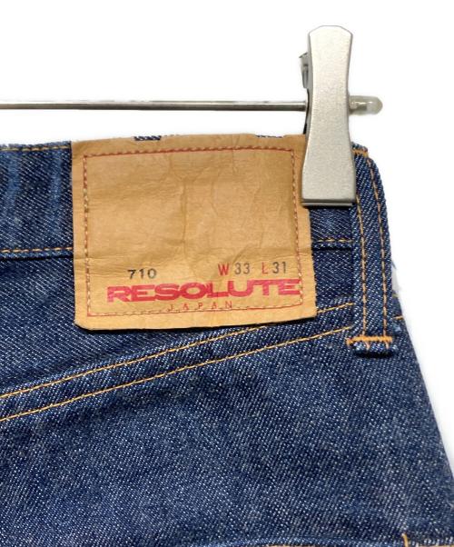 RESOLUTE（リゾルト）RESOLUTE (リゾルト) 710デニムパンツ インディゴ サイズ:W33の古着・服飾アイテム