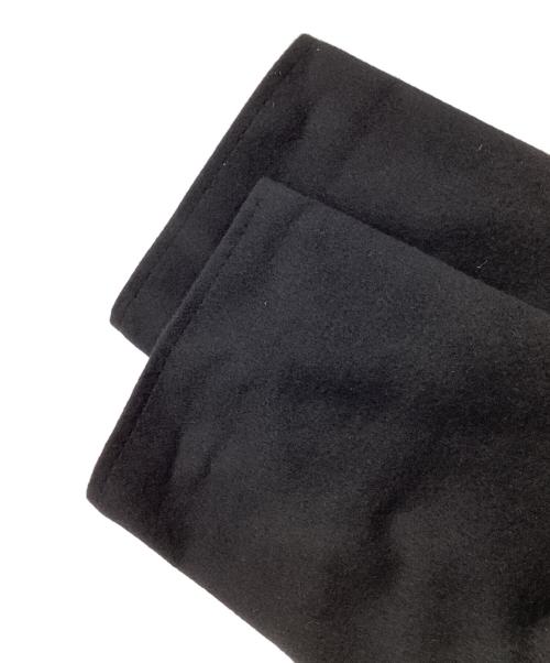 Christian Dior（クリスチャン ディオール）Christian Dior (クリスチャン ディオール) Aラインノーカラーミドルコート ブラック サイズ:9の古着・服飾アイテム