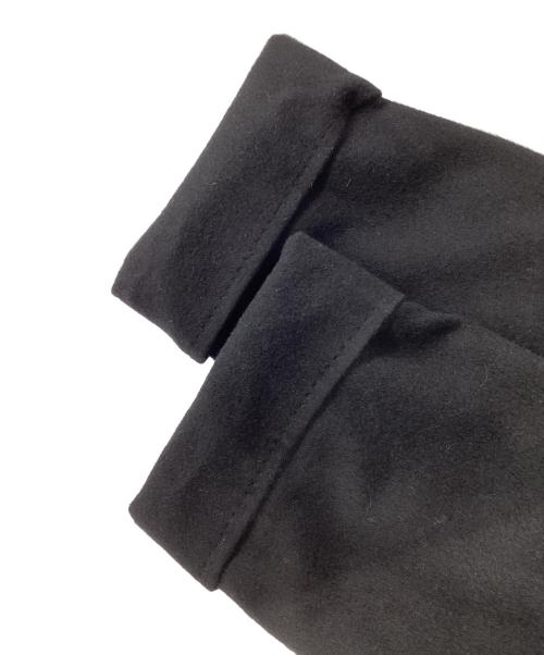 Christian Dior（クリスチャン ディオール）Christian Dior (クリスチャン ディオール) Aラインノーカラーミドルコート ブラック サイズ:9の古着・服飾アイテム